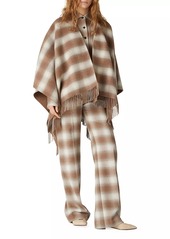 Loro Piana Tartan Wish Cashmere Poncho