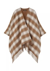 Loro Piana Tartan Wish Cashmere Poncho