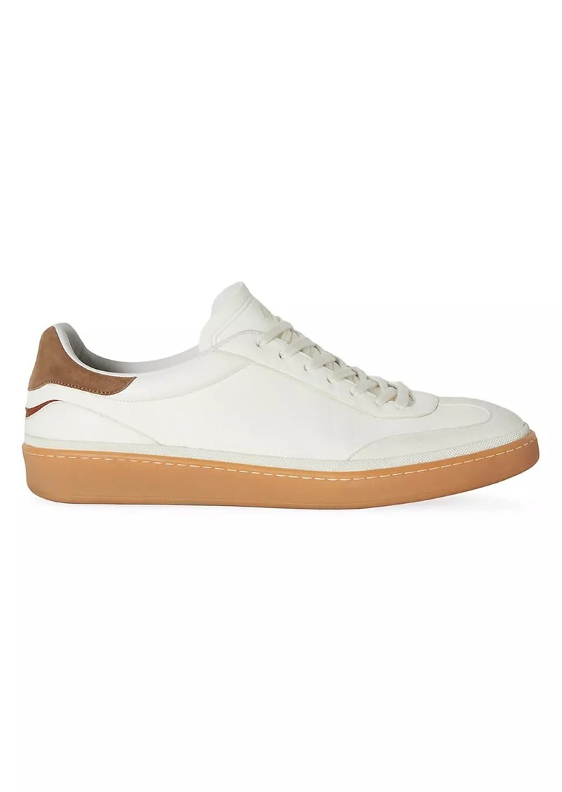 Loro Piana Tennis Leather Sneakers