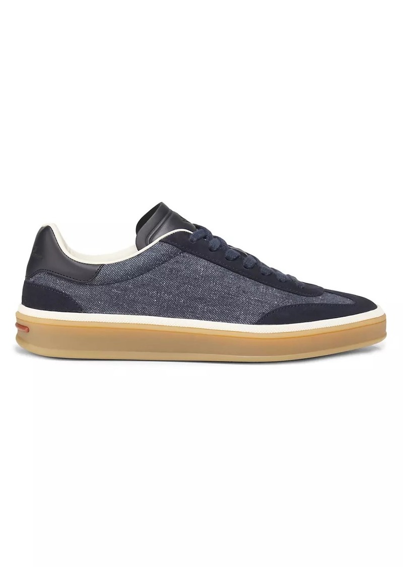 Loro Piana Tennis Walk Denim Sneakers