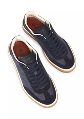 Loro Piana Tennis Walk Denim Sneakers