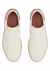 Loro Piana Tennis Walk Leather Sneakers