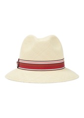 Loro Piana The Suitcase Stripe Ingrid straw panama hat