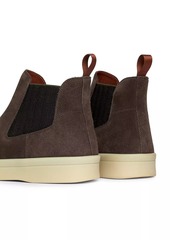 Loro Piana Ultimate Beatle Suede Pull-On Ankle Boots