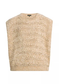 Loro Piana Val D'egua Silk Cap-Sleeve Sweater