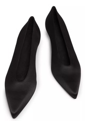 Loro Piana ​Viola 40MM Satin Wedge Pumps