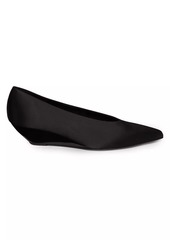 Loro Piana ​Viola 40MM Satin Wedge Pumps