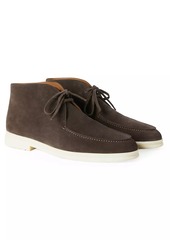 Loro Piana Walk and Walk Suede Ankle Boots