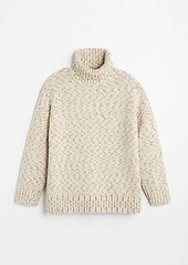 Lou & Grey Flecked Turtleneck Tunic Sweater