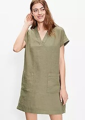 Lou & Grey Linen Pocket Tunic Dress