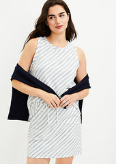 Lou & Grey Striped Boucle Drawstring Pocket Skirt