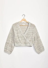 Lou & Grey Marlknit Cropped Wrap Sweater