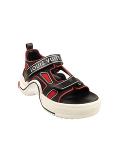 Louis Vuitton Black And Red Archlight Sandals