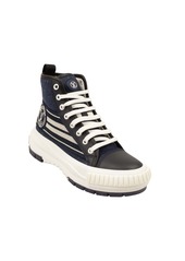 Louis Vuitton Blue Denim Squad Hi Top Sneakers