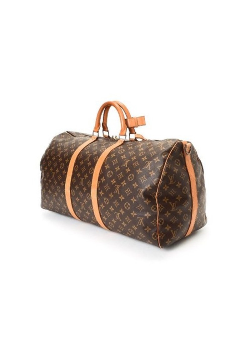 Louis Vuitton Guaranteed Authentic Pre-Owned Louis Vuitton Monogram Keepall 55 Bandouliere ...