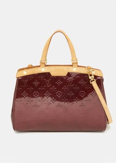 Louis Vuitton Amarante Monogram Vernis Brea Mm Bag