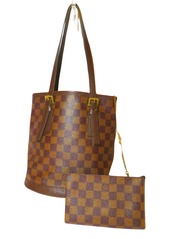 Louis Vuitton Bucket Canvas Shoulder Bag (Pre-Owned)