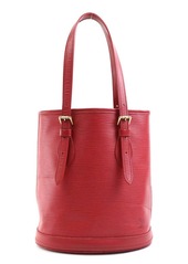 Louis Vuitton Bucket Leather Shoulder Bag (Pre-Owned)