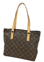 Louis Vuitton Cabas Piano Canvas Shoulder Bag (Pre-Owned)