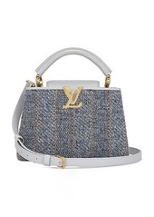 Louis Vuitton Capucines Tweed 2 Way Handbag