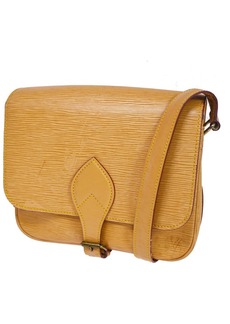 Louis Vuitton Cartouchiere Leather Shoulder Bag (Pre-Owned)