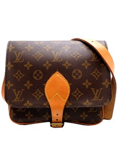 Louis Vuitton Cartouchière Canvas Shoulder Bag (Pre-Owned)