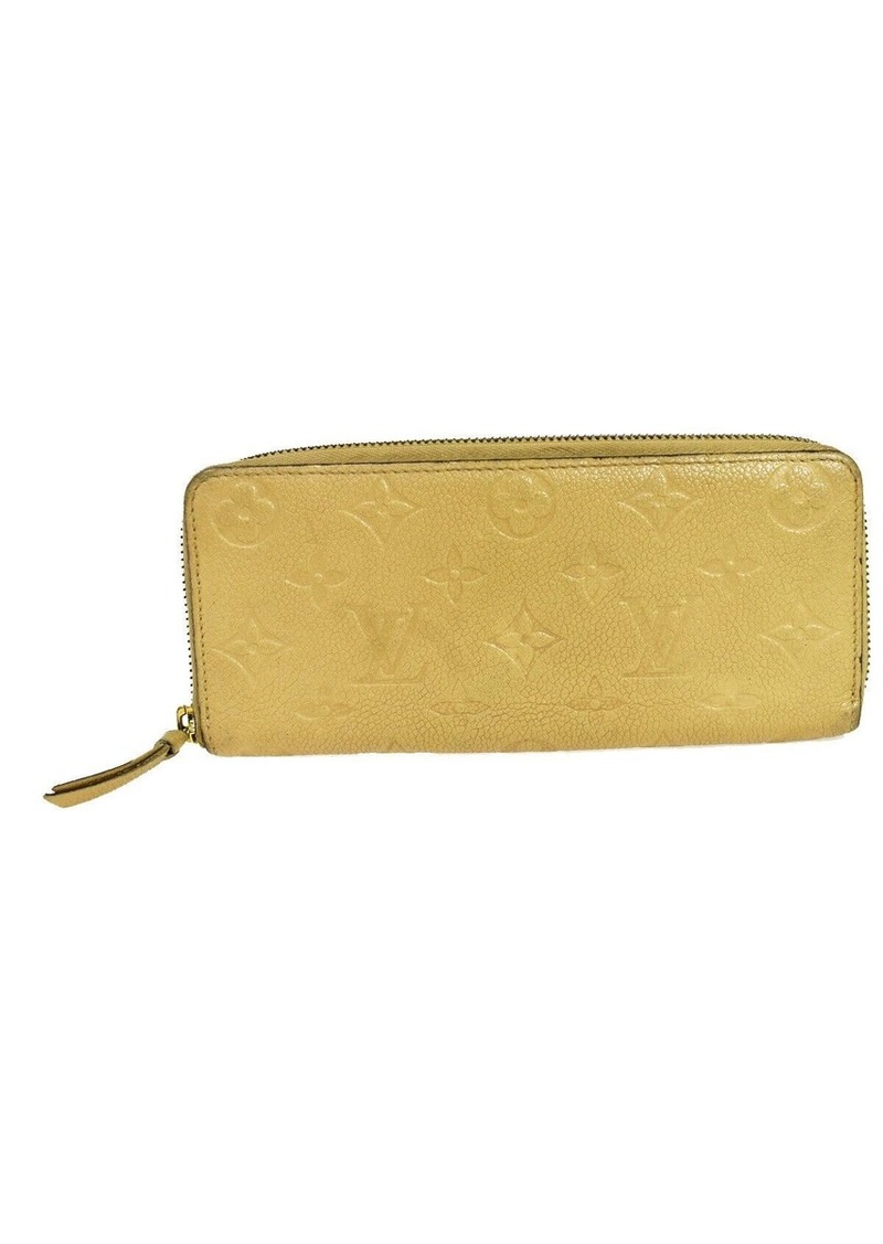 Louis Vuitton Clemence Leather Wallet (Pre-Owned)