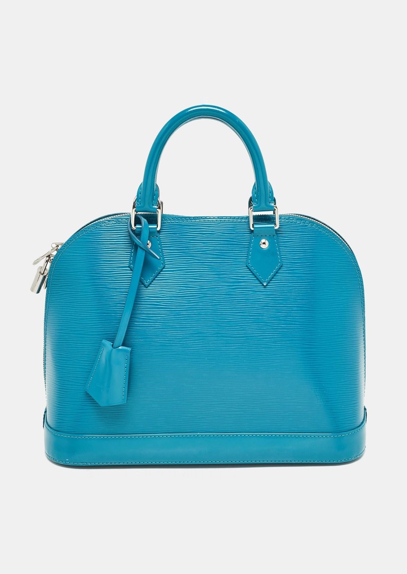 Louis Vuitton Cyan Epi Leather Alma Pm Bag