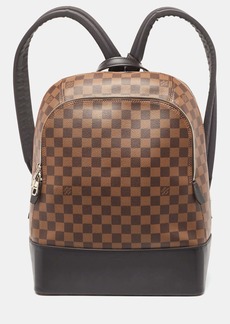Louis Vuitton Damier Ebene Canvas And Leather Jake Backpack
