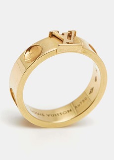 Louis Vuitton Empreinte 18K Yellow Gold Ring