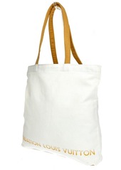 Louis Vuitton Fondation Cotton Shoulder Bag (Pre-Owned)