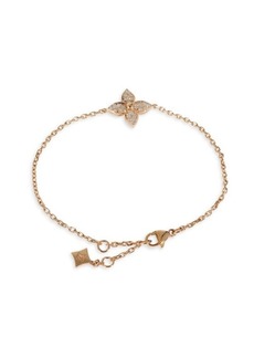 Louis Vuitton Idylle Blossom Bracelet In 18K Rose Gold 0.2 Ctw