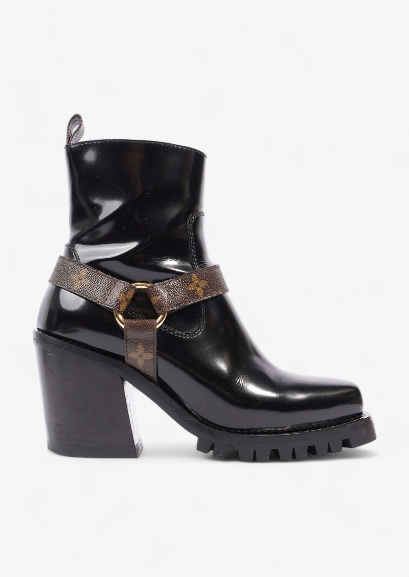 Louis Vuitton Limitless Ankle Boots 70 / Monogram Patent Leather