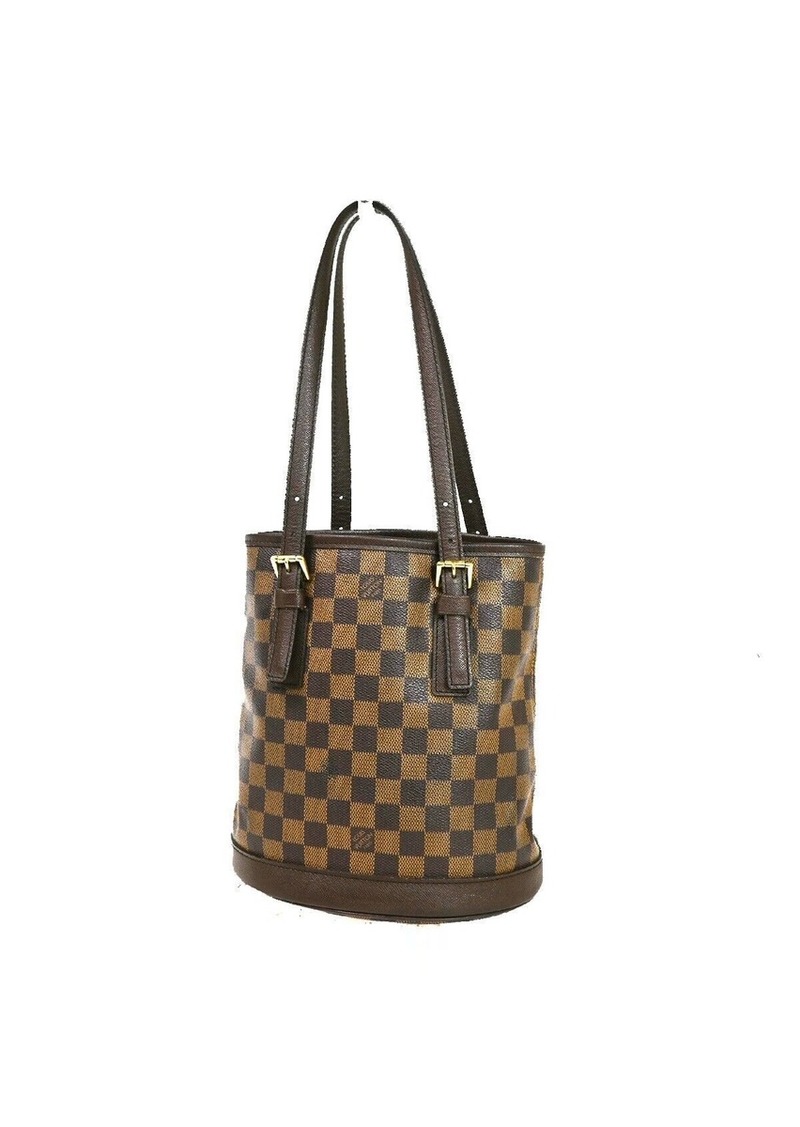 Louis Vuitton Marais Canvas Shoulder Bag (Pre-Owned)