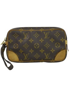 Louis Vuitton Marly Dragonne Canvas Clutch Bag (Pre-Owned)
