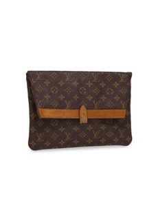 Louis Vuitton Monogram Pochette Priant Business Bag M51805 Lv Auth Am4150