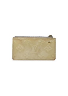 Louis Vuitton Monogram Vernis Pochette Cles Coin Purse Pearl M91348 Auth 45743
