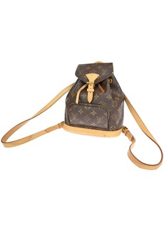 Louis Vuitton Montsouris Canvas Backpack Bag (Pre-Owned)