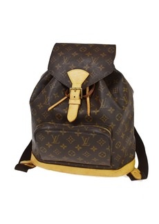Louis Vuitton Montsouris Gm Canvas Backpack Bag (Pre-Owned)