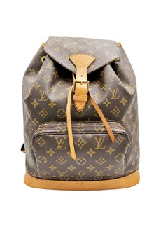 Louis Vuitton Montsouris Leather Backpack Bag (Pre-Owned)