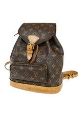 Louis Vuitton Montsouris Mm Canvas Backpack Bag (Pre-Owned)