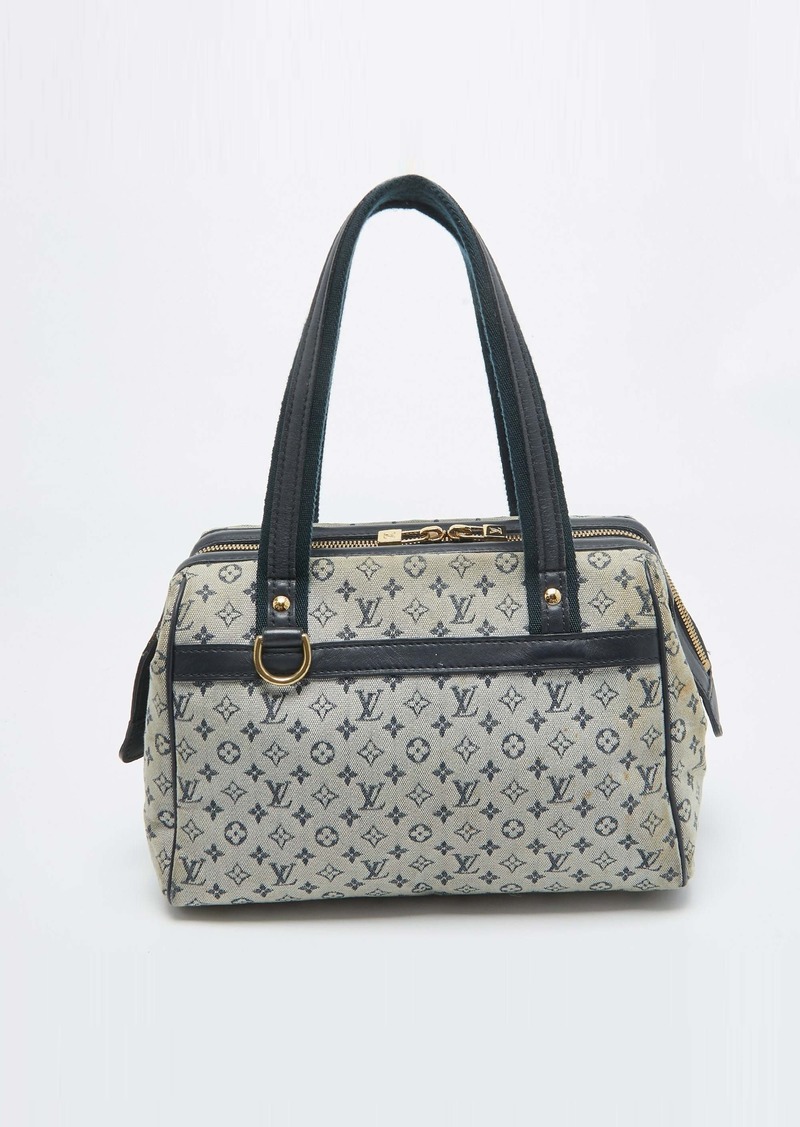 Louis Vuitton Navy Monogram Mini Lin Josephine Pm Bag