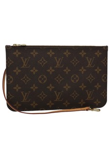 Louis Vuitton Neverfull Canvas Clutch Bag (Pre-Owned)