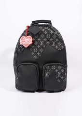 Louis Vuitton Nigo Multi Pocket Backpack Monogram Denim Taurillon Leather