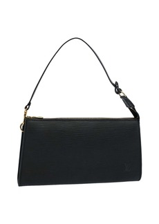 Louis Vuitton Pochette Accessoire Leather Clutch Bag (Pre-Owned)
