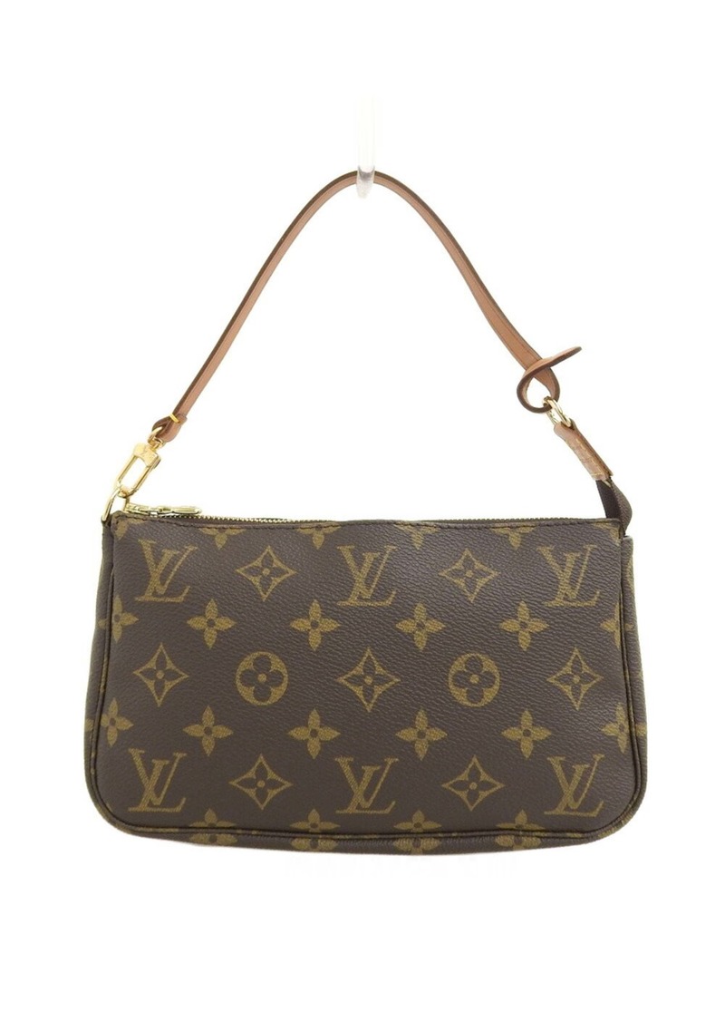 Louis Vuitton Pochette Accessoires Canvas Clutch Bag (Pre-Owned)