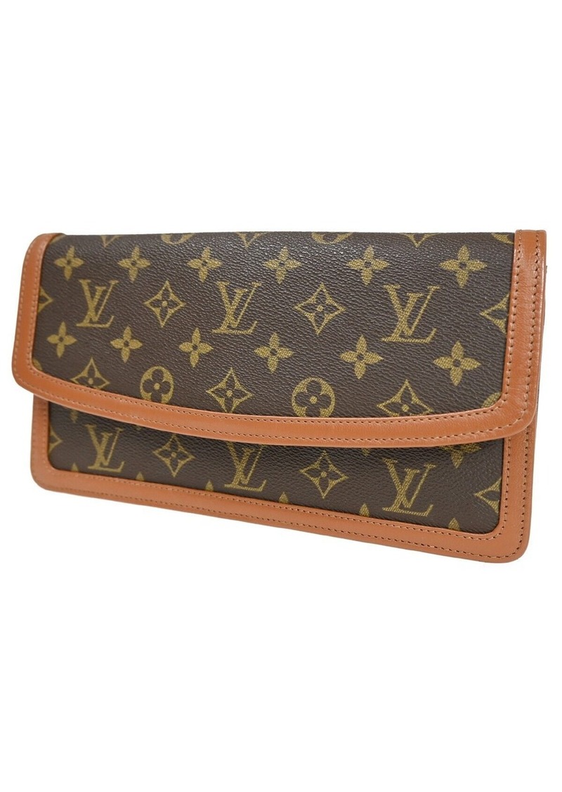 Louis Vuitton Pochette Dame Canvas Clutch Bag (Pre-Owned)