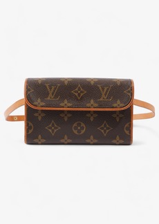 Louis Vuitton Pochette Florentine Belt Bag Monogram Coated Canvas