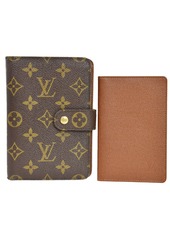 Louis Vuitton Porte Papiers Zippé Canvas Wallet (Pre-Owned)