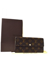 Louis Vuitton Portefeuille Sarah Canvas Wallet (Pre-Owned)